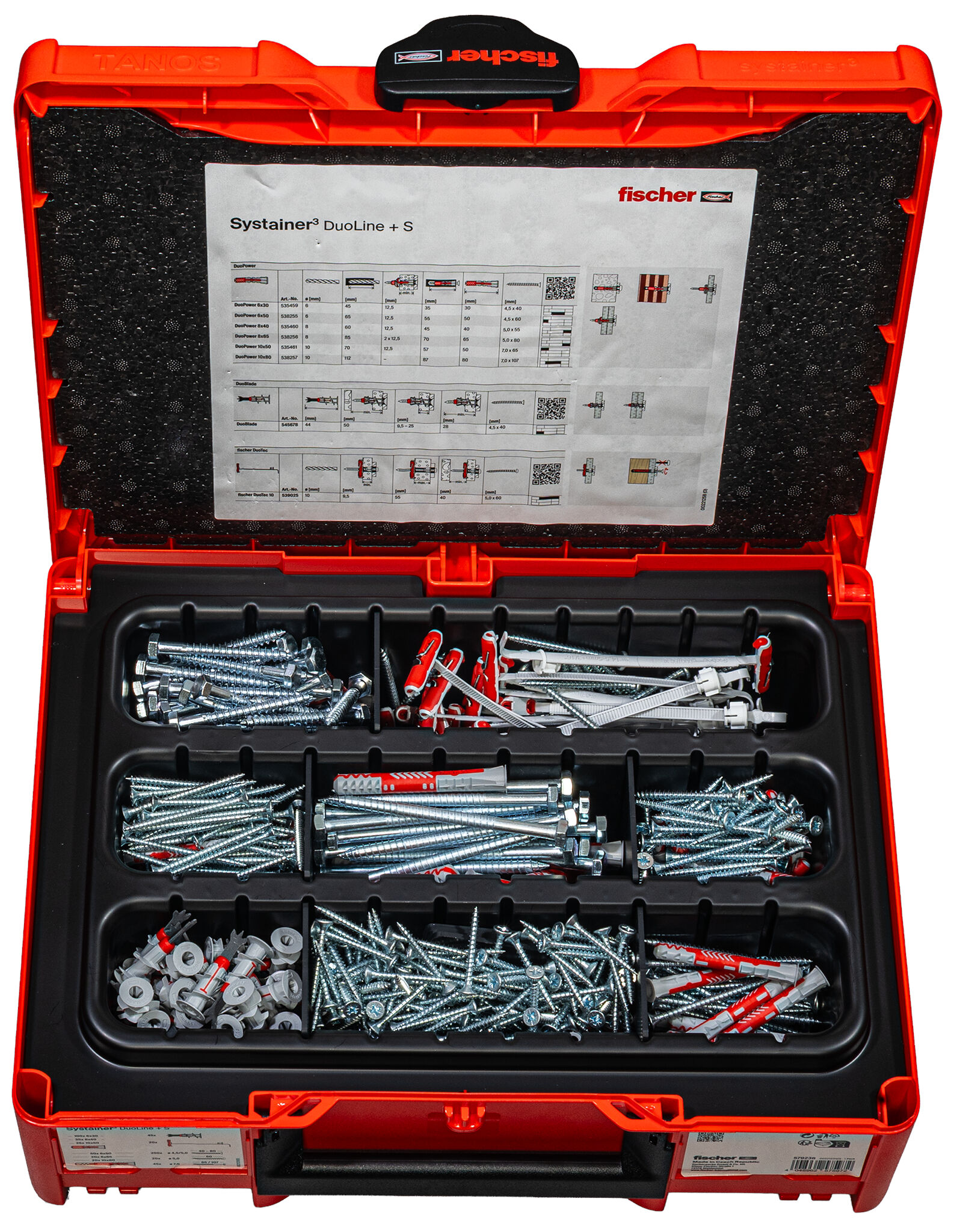 fischer DuoLine + Screw Systainer M137 (630 parts)